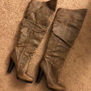 Jessica Simpson over the knee boots.